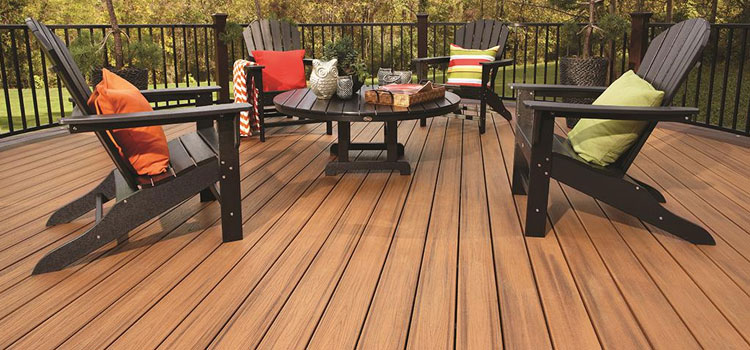 Black TREX Decking in Sylmar, CA