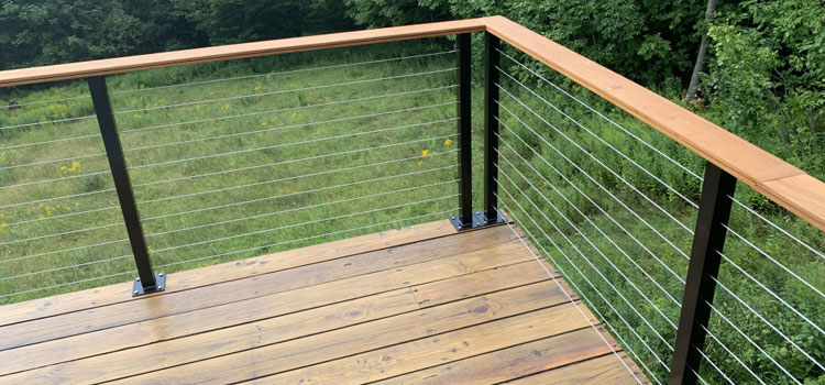 Installing Deck Cable Railing in Sylmar, CA