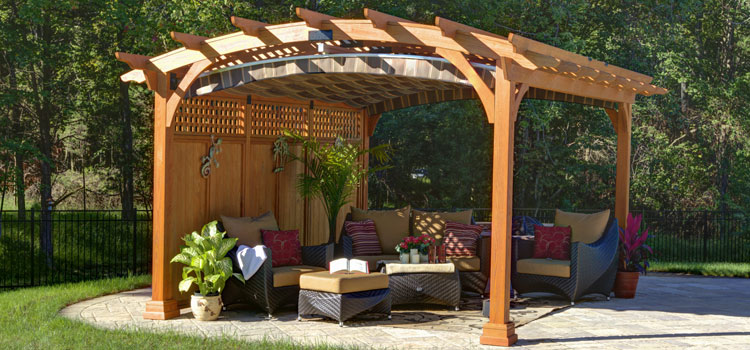 Modern Wood Pergola Installation in Sylmar, CA